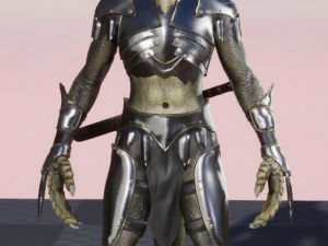lizard warior 3D Model