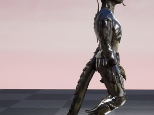lizard warior Modello 3D