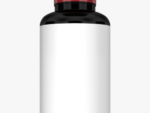 bottle with capsules Modelo 3D