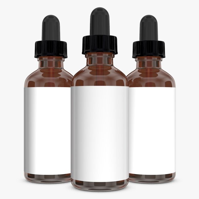 bottle eyedropper Modèle 3D .c4d .max .obj .3ds .fbx .stl .blend 