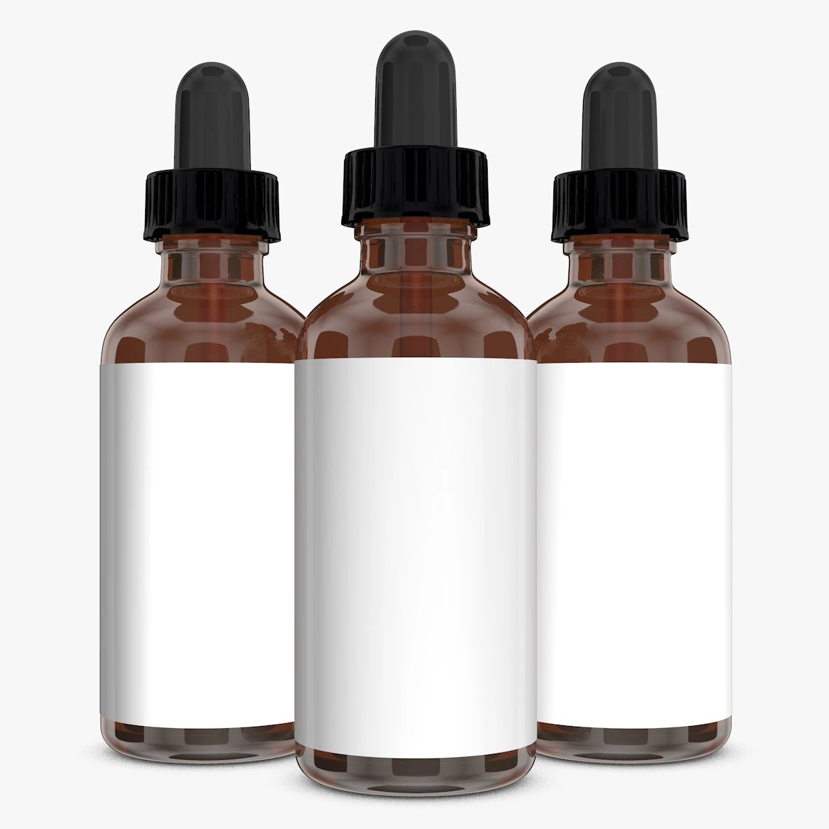bottle eyedropper 3D Model .c4d .max .obj .3ds .fbx .stl .blend 