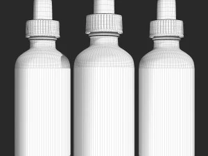 bottle eyedropper 3D Model