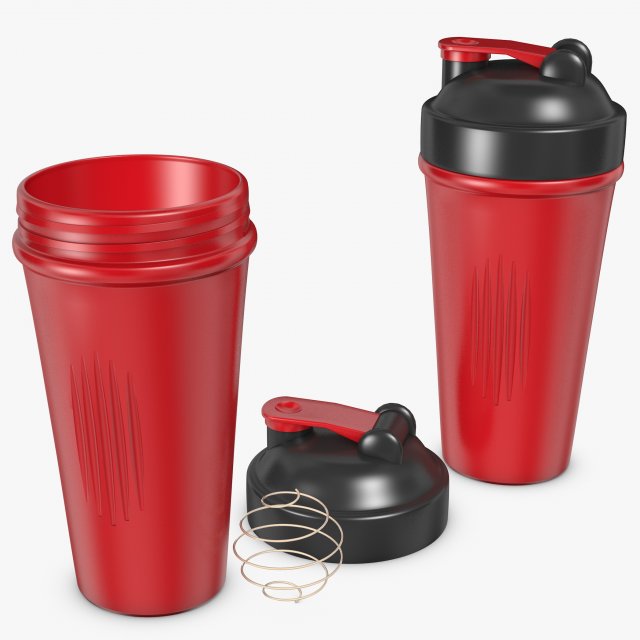 shaker bottle Modelo 3D .c4d .max .obj .3ds .fbx .stl .blend 