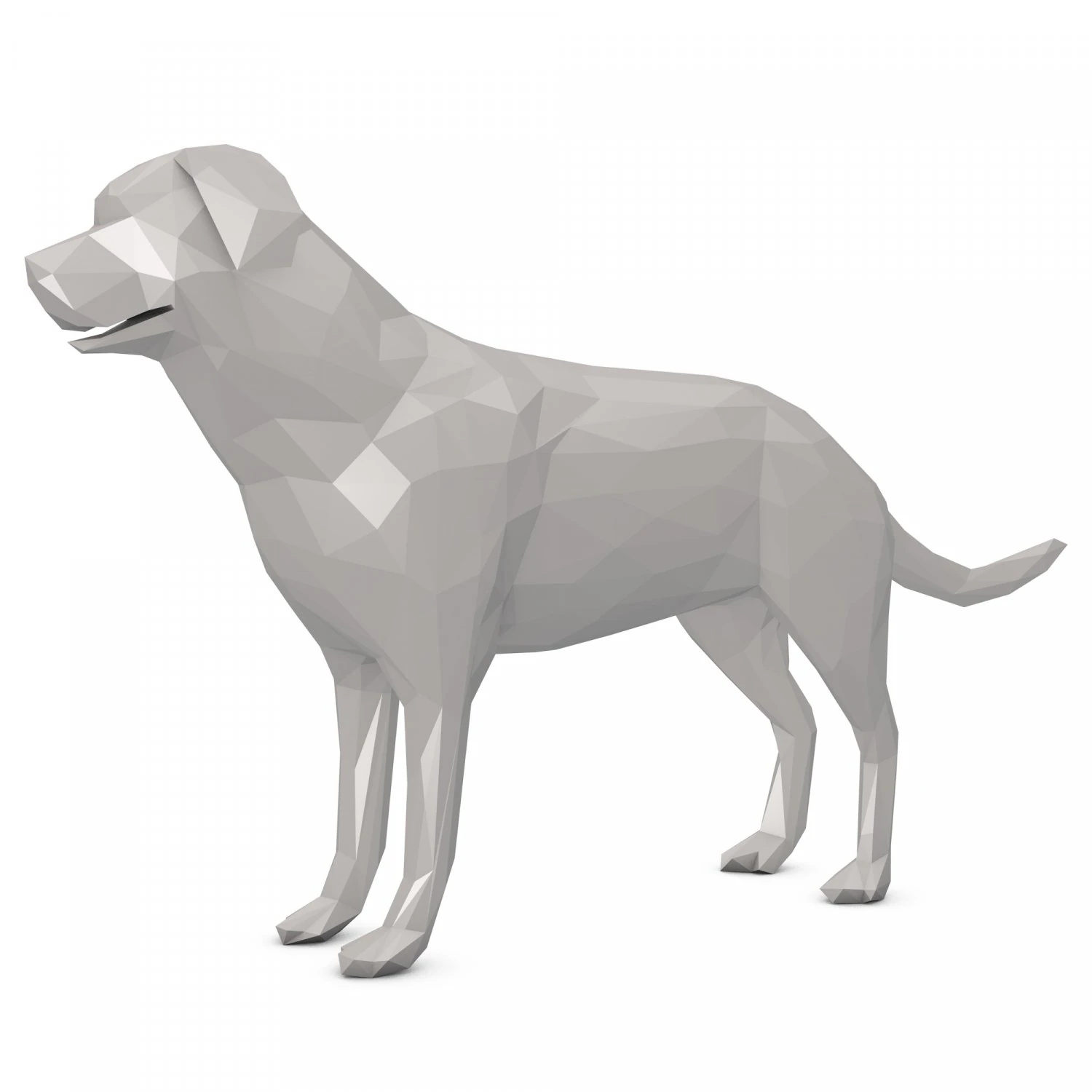 dog low poly 3D Model .c4d .max .obj .3ds .fbx .stl .blend 