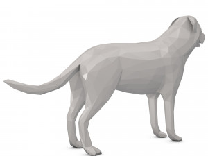 dog low poly 3D Model