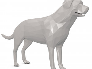 dog low poly 3D Model