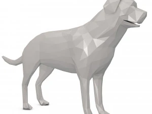 dog low poly 3D Model