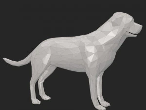 dog low poly 3D Model