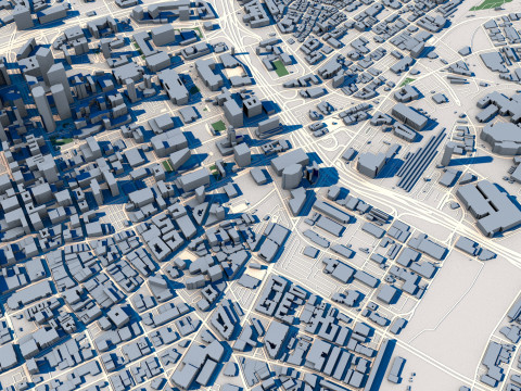 Los Angeles City California 3D Model