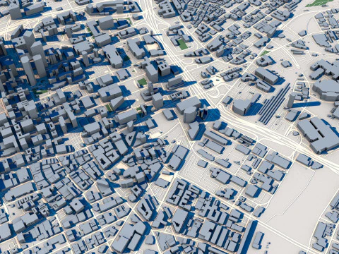 Los Angeles City California 3D Model