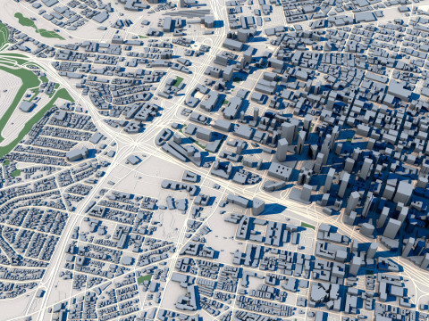 Los Angeles City California 3D Model