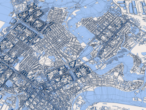 Mariupol City Ukraine 3D Model