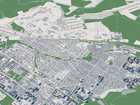 Mariupol City Ukraine 3D Model