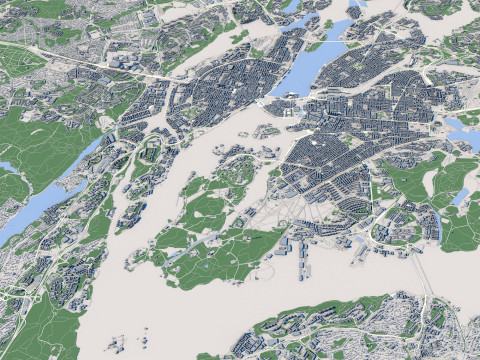 Stockholm City Sweden 3D Model