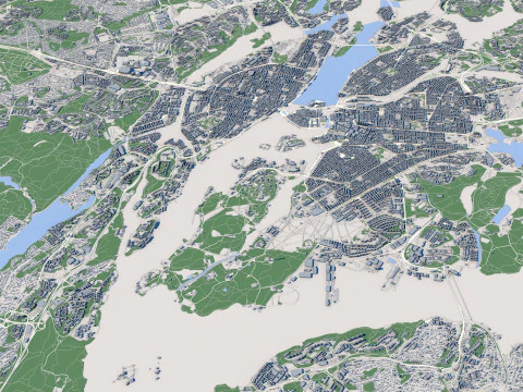 Stockholm City Sweden 3D Model