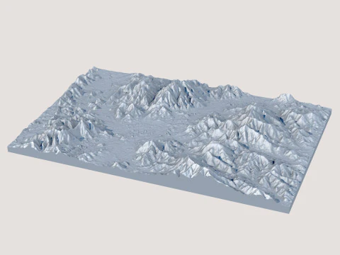Terreno 4 Modello 3D