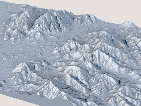 Terrain 4 3D Model