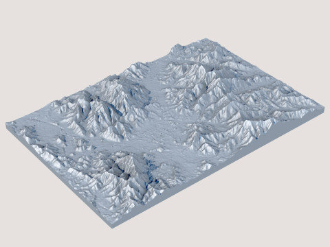 Terrain 4 3D Model