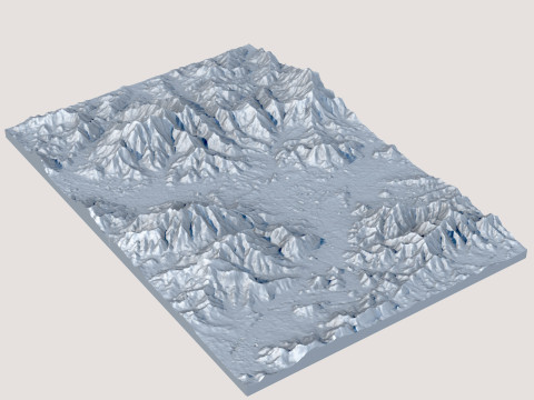Terrain 4 3D Model