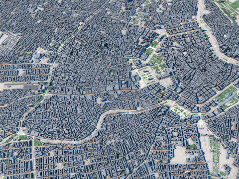 Vienna City Austria Model 3D