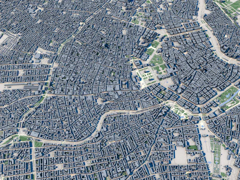 Vienna City Austria 3D Model