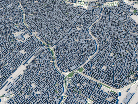 Vienna City Austria 3D Model