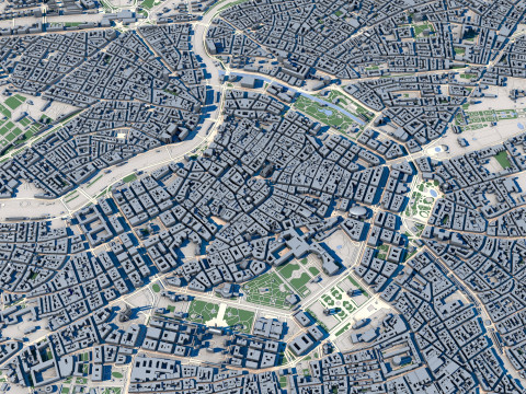 Vienna City Austria Model 3D