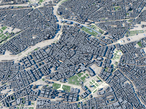 Vienna City Austria 3D Model