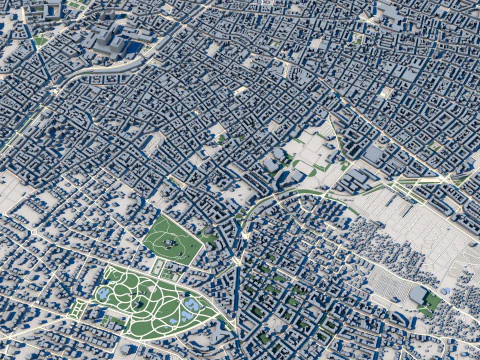 Vienna City Austria 3D Model