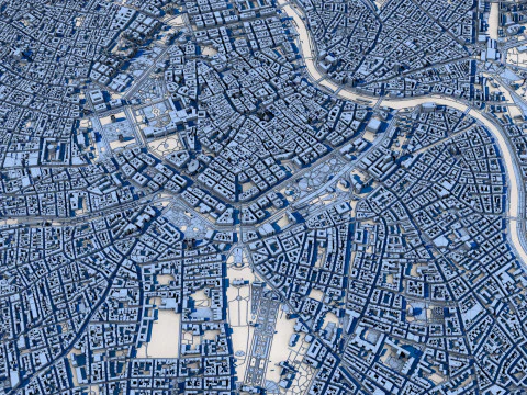 Vienna City Austria 3D Model