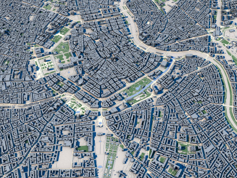 Vienna City Austria Model 3D