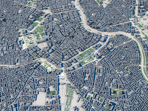 Vienna City Austria 3D Model