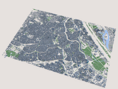 Vienna City Austria Model 3D