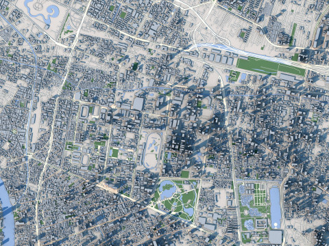 Bangkok City Thailand 3D Model