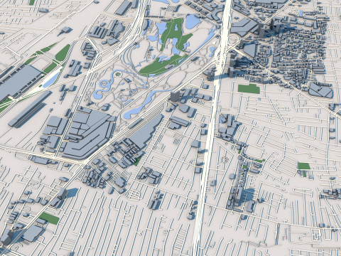Bangkok City Thailand 3D Model