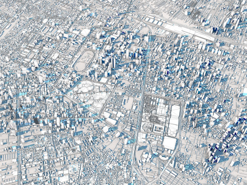 Bangkok City Thailand 3D Model