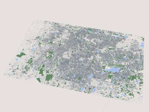 Bengaluru City India Modelo 3D