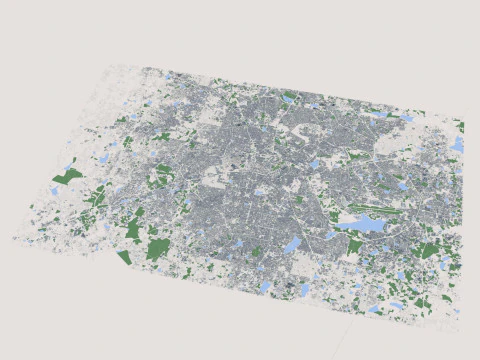 Bengaluru City India 3D Model