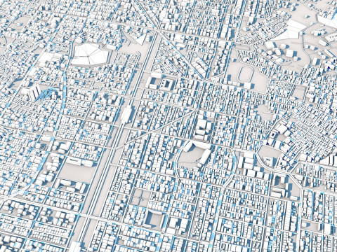 Bengaluru City India Modelo 3D