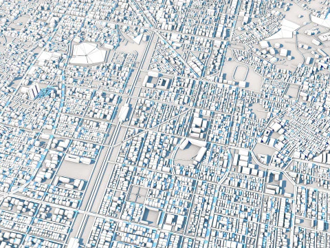 Bengaluru City India 3D Model