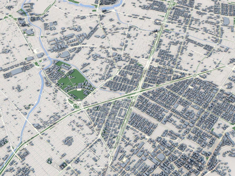 Bogota City Colombia 3D Model