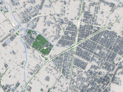 Bogota City Colombia Model 3D