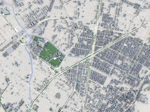 Kota Bogota Kolombia Model 3D