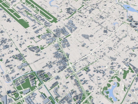 Bogota City Colombia Model 3D