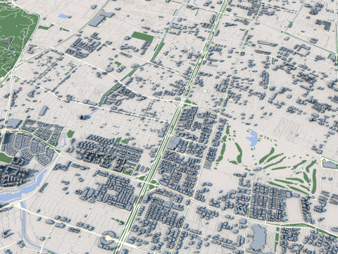Bogota City Colombia Model 3D
