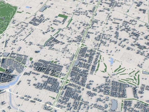 Kota Bogota Kolombia Model 3D