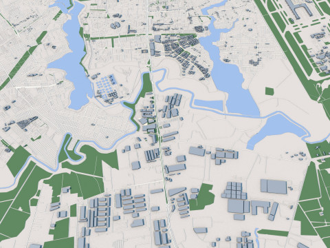 Bogota City Colombia Model 3D