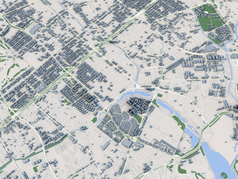 Bogota City Colombia Model 3D