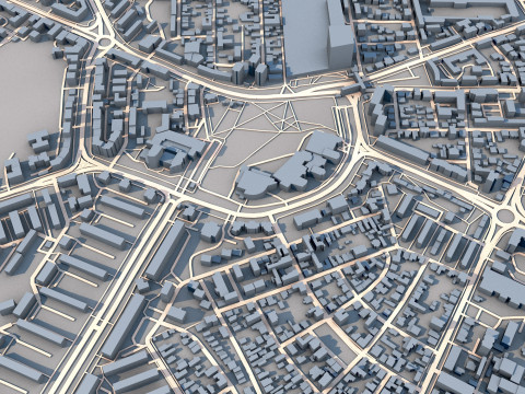 Brasov City Romania 3D Model