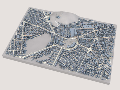 Brasov City Romania Model 3D